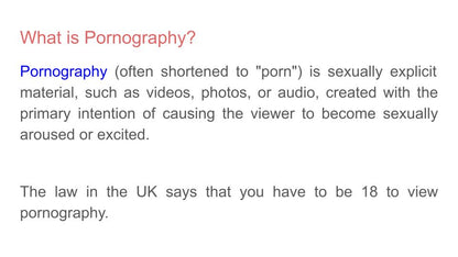 Pornography KS3 - 2026 RSHE Guidance