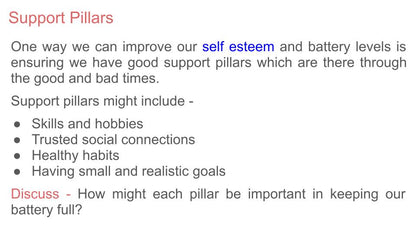 support pillars pshe mental health 2026