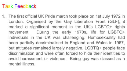 Pride Month Tutor Time / Assembly - Activism