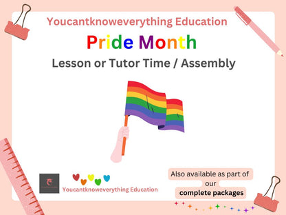 pride month assembly tutor time form time assembly pshe resource

