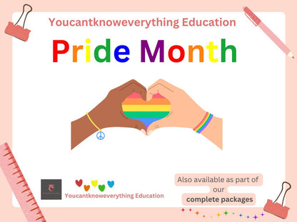 Pride Month lesson assembly tutor time secondary resource