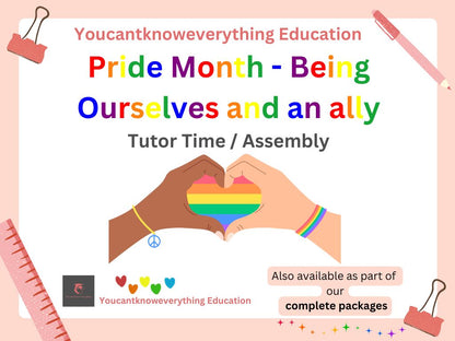 Pride Month 2026 Secondary Lesson & Assembly / Tutor Time Resources