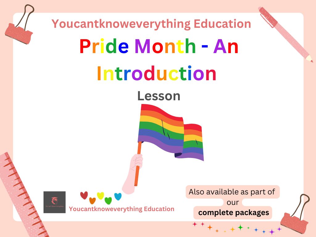 Pride Month 2026 Secondary Lesson & Assembly / Tutor Time Resources