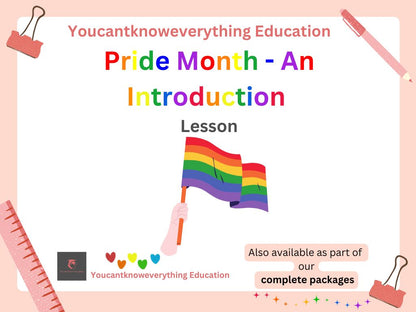 Pride Month 2026 Secondary Lesson & Assembly / Tutor Time Resources