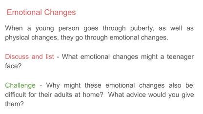 Puberty - Emotional Changes & Attraction Lesson