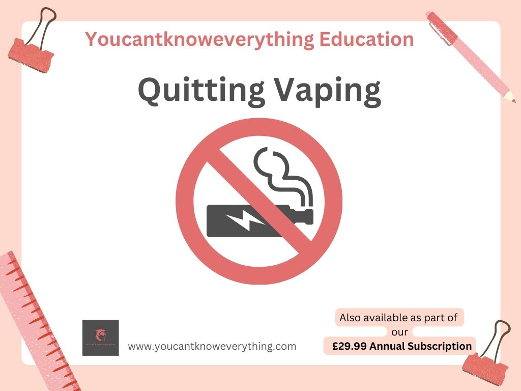 Quitting Vaping Tutorial