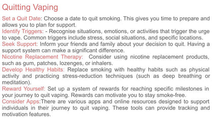 Quitting Vaping Tutorial