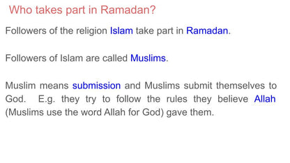 Ramadan Tutor Time / Assembly