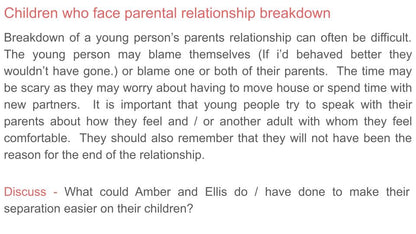Relationship Breakdown Lesson or Tutorial