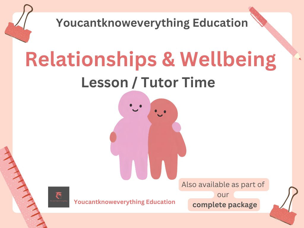 Relationships & Mental Health PSHE Lesson