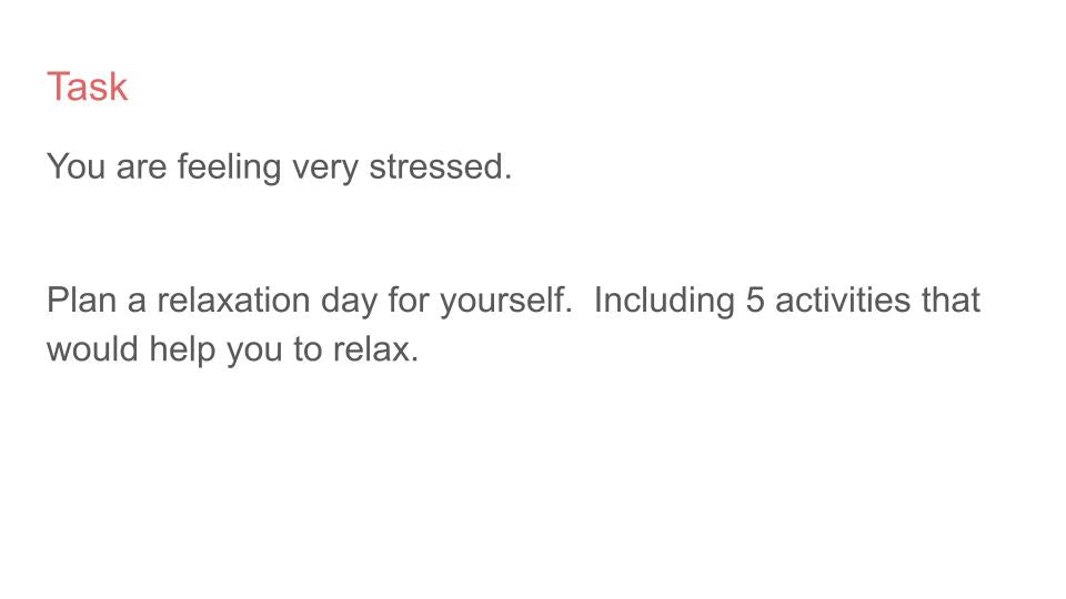 Relaxation Tutorial