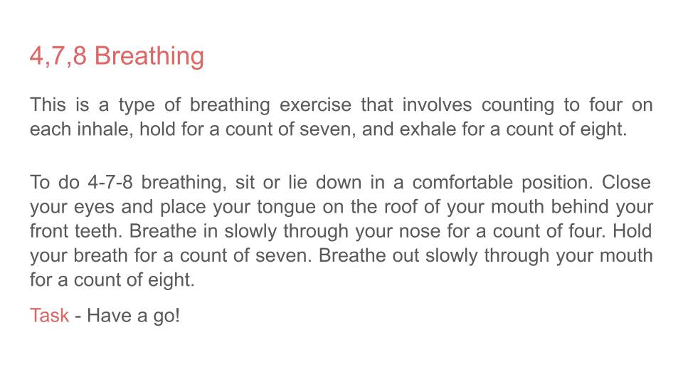 Relaxation and mindfulness pshe rshe lesson tutor time resource. breathing exercise
