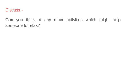 Relaxation and mindfulness pshe rshe lesson tutor time resource. Discussion