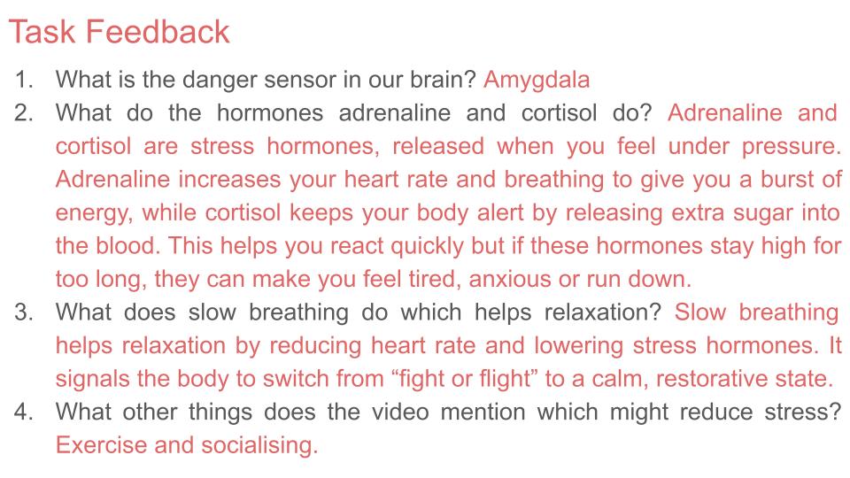 Relaxation and mindfulness pshe rshe lesson tutor time resource.