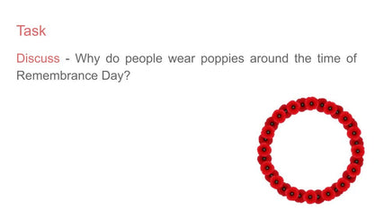 Remembrance Day Lesson or Tutorial / Assembly