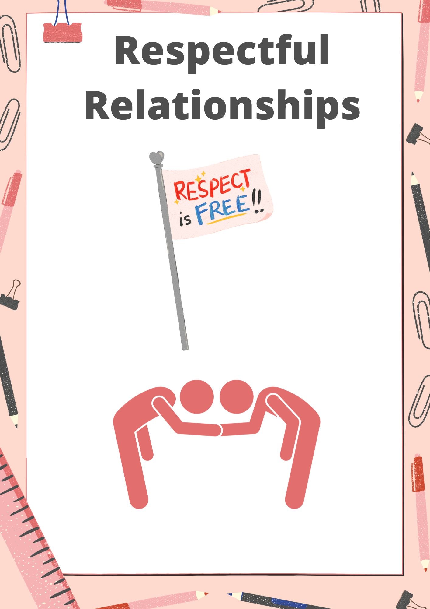 Respectful Relationships Lesson or Tutorial