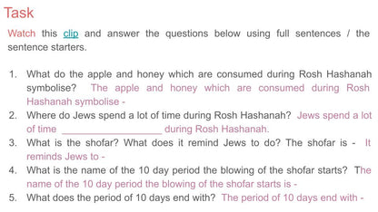 Rosh Hashanah
