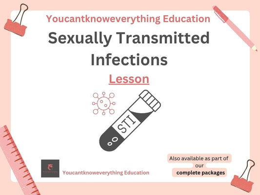 Sexually Transmitted Infection STI PSHE lesson for KS3 from Youcantknoweverything Education.