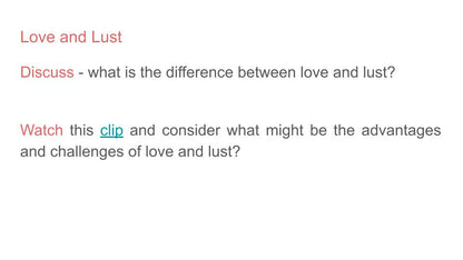Sexuality & Gender Lesson