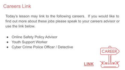 Sharing explicit materials sexting RSHE PSHE online safety lesson tutor time resource. careers