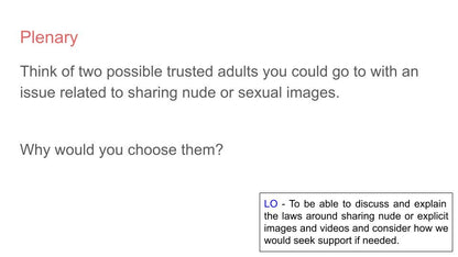 Sharing Nudes / Sexting - 2026 RSHE Guidance