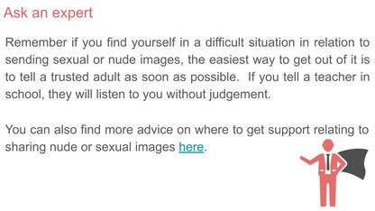 Sharing Nudes / Sexting - 2026 RSHE Guidance