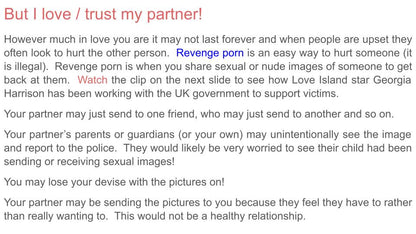 Sharing Nudes / Sexting - 2026 RSHE Guidance