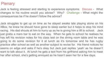 Stress Tutor Time / Assembly