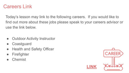 summer safety careers lesson