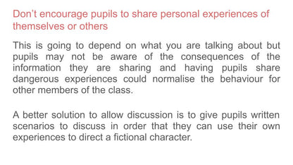 Tackling Sensitive Topics PSHE CPD for Teachers - FREE