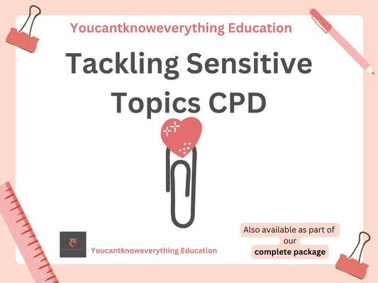 Tackling Sensitive Topics PSHE CPD for Teachers - FREE