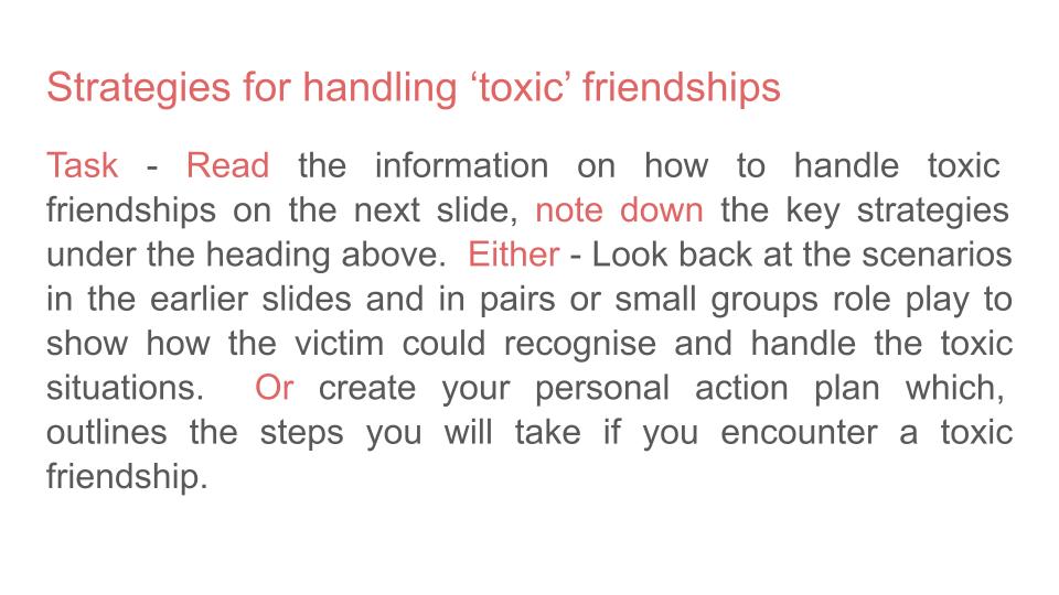 Toxic Friendship