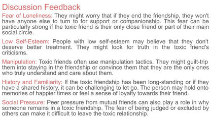 Toxic Friendship