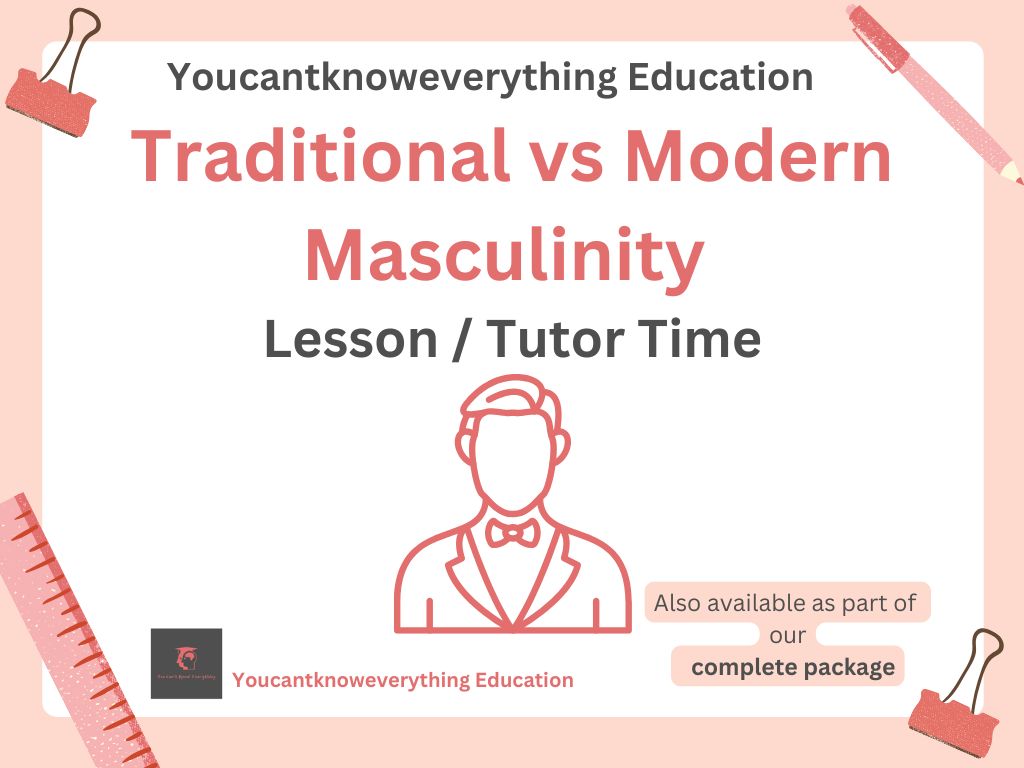 Traditional vs Modern Masculinity PSHE Lesson