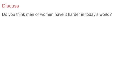 Traditional vs Modern Masculinity PSHE Lesson