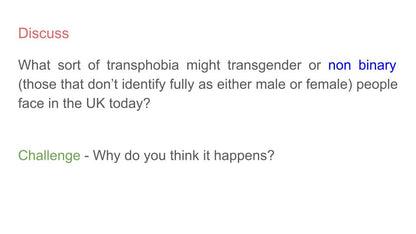 Transgender & Transphobia Tutorial