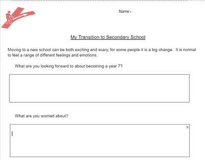 Transition to Secondary School Booklet