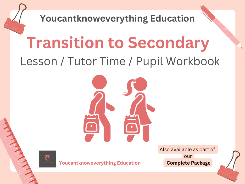 Transition pshe lesson tutor time 