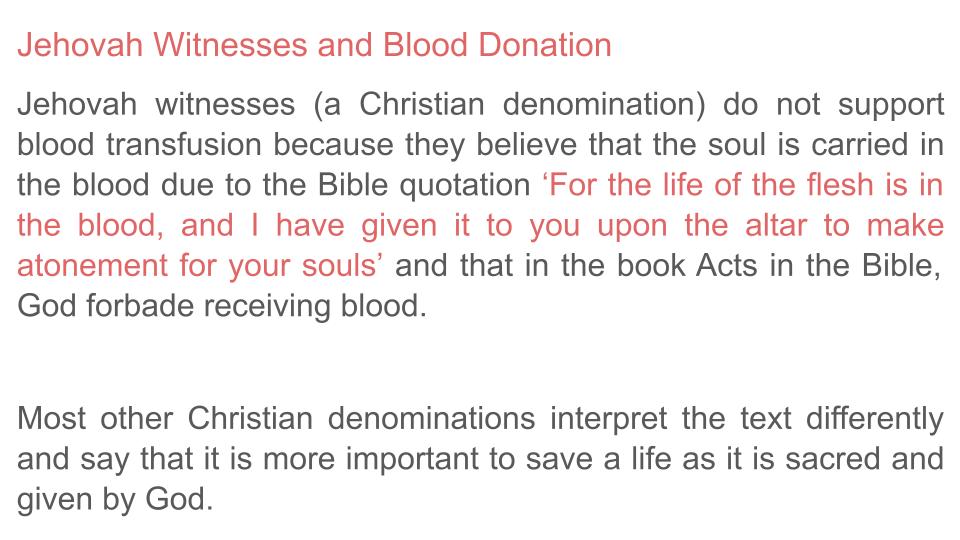 Organ and Blood Donation Tutorial