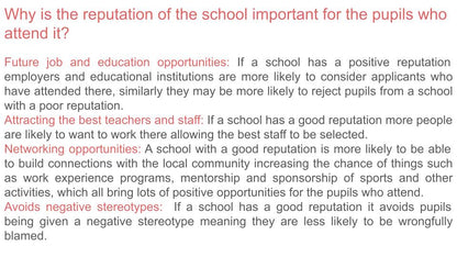 Behaviour travel to and from school