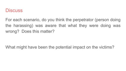 Types of Sexual Harassment - 2026 RSHE Guidance
