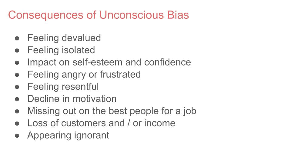 Unconscious Bias & Stereotyping