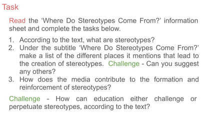 Unconscious Bias & Stereotyping