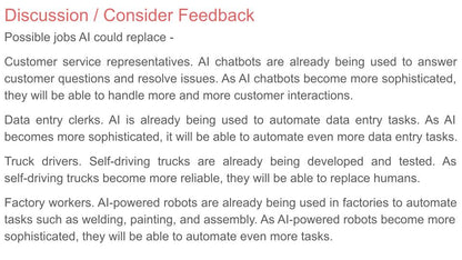 Using AI PSHE / Careers Tutor Time
