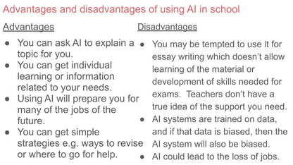 Using AI PSHE / Careers Tutor Time
