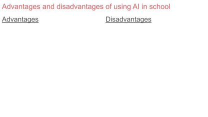 Using AI PSHE / Careers Tutor Time