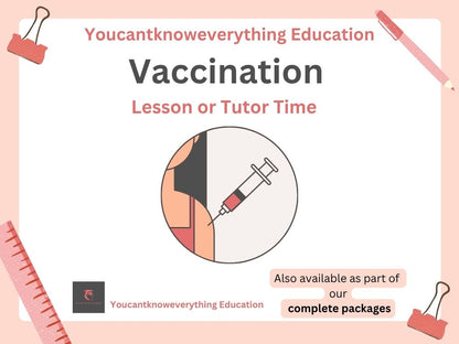 Vaccination and immunisation  PSHE resource for the new 2026 RSHE government guidance in lesson or tutor time format which is ideal for KS3 or KS4.