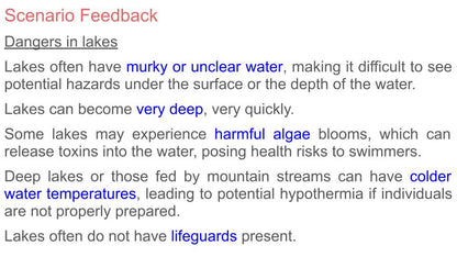 Water Safety PSHE Lesson