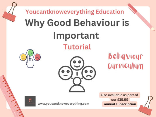 Why Good Behaviour is Important