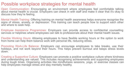 World Mental Health Day 2024 Lesson